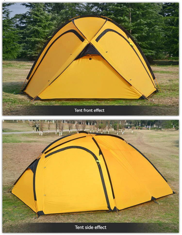 Cheap Goat Tents Good Quality Double Layer 3 4 Person Waterproof Pu5000mm Ultralight Ultralarge Outdoor Tent Tente De Camping Barraca Bivvy Tents 